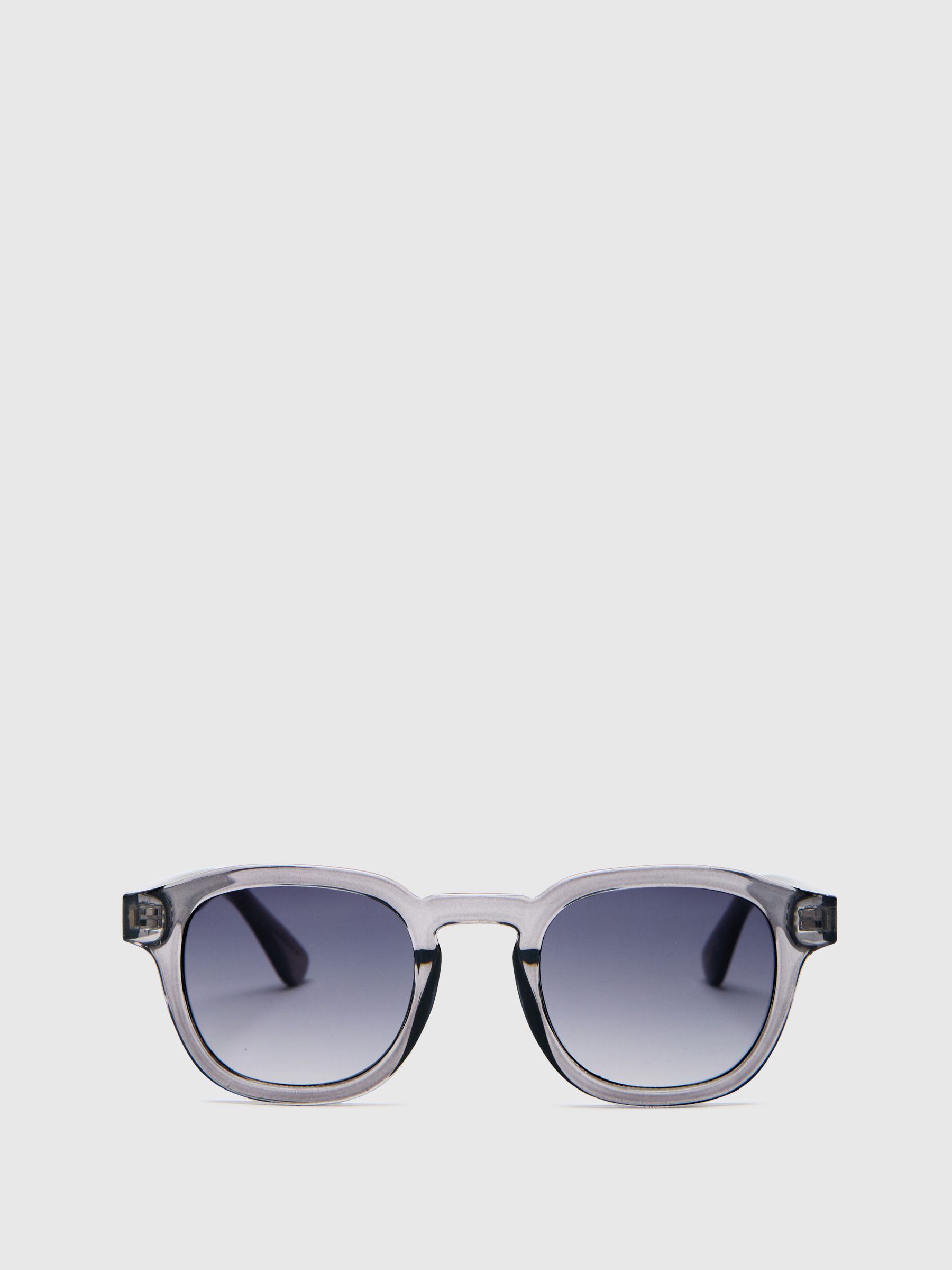 ECKIGE SONNENBRILLE, Grey, highres