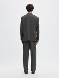RELAXED FIT BLAZER À DOUBLE BOUTONNAGE, Grey, highres