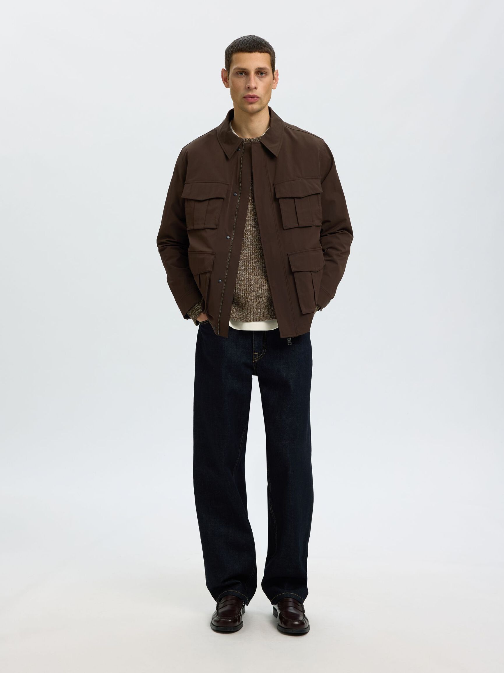 100% COTTON PULLOVER, Turkish Coffee, highres
