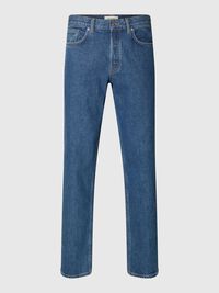 190 JEAN COUPE FUSELÉE, Medium Blue Denim, highres