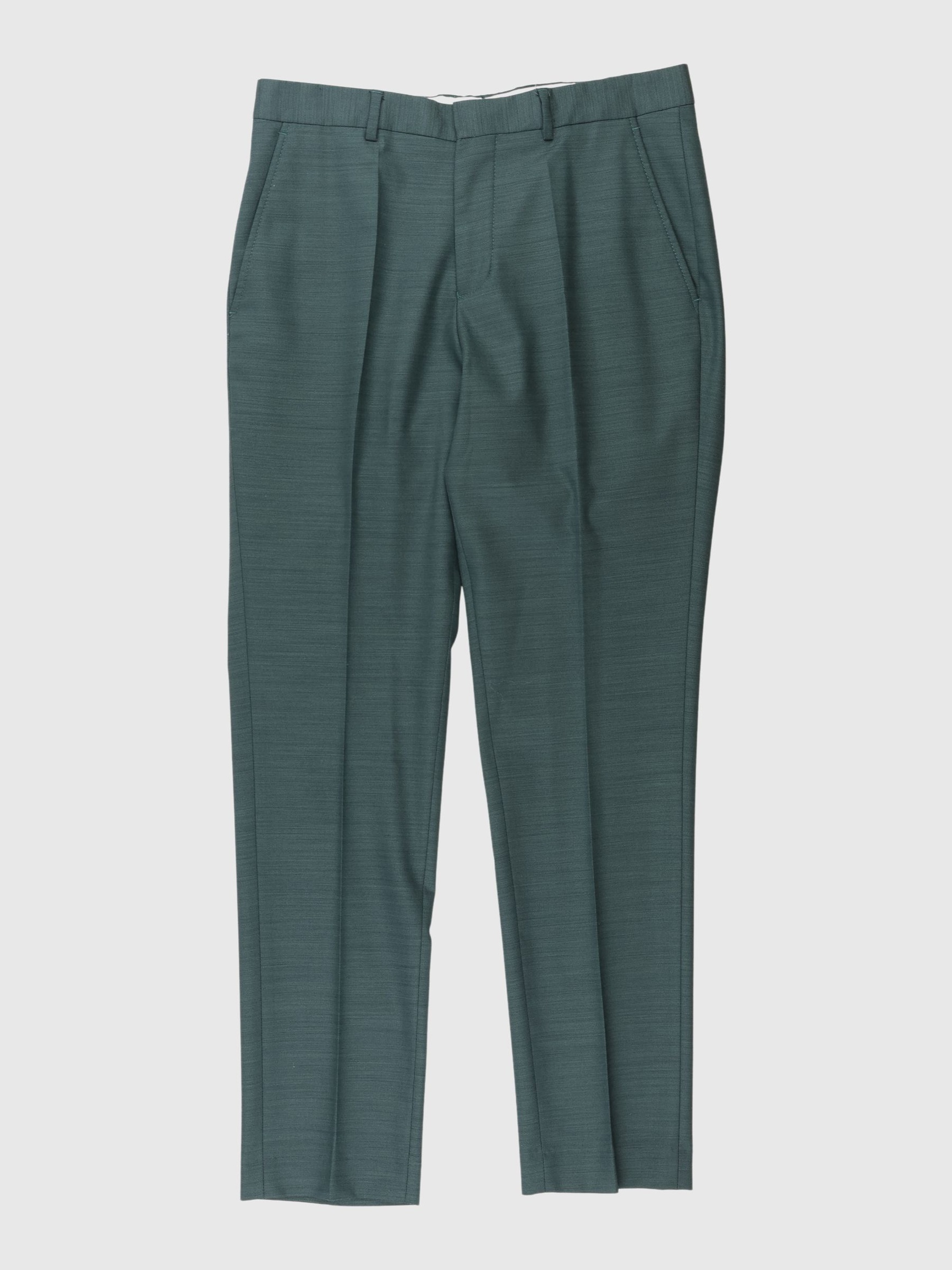 SLIM FIT BUKSER, Dark Green, highres