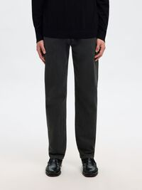 196 STRAIGHT FIT JEANS, Black Denim, highres