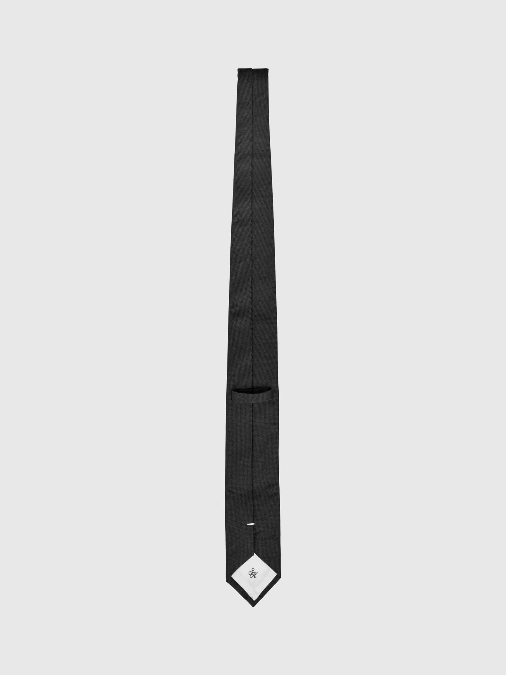 EINFARBIGE KRAWATTE, Black, highres
