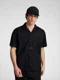 Selected EMBROIDERED SHORT SLEEVED SHIRT, Black, highres - 16096879_Black_008.jpg