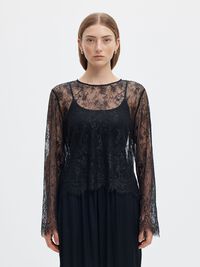 KANT TOP, Black, highres