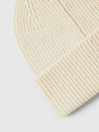 100% MERINO WOOL BEANIE, Oatmeal, highres