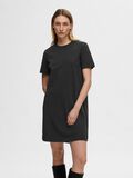 Selected MANGAS CORTAS VESTIDO MINI, Black, highres - 16095338_Black_003.jpg