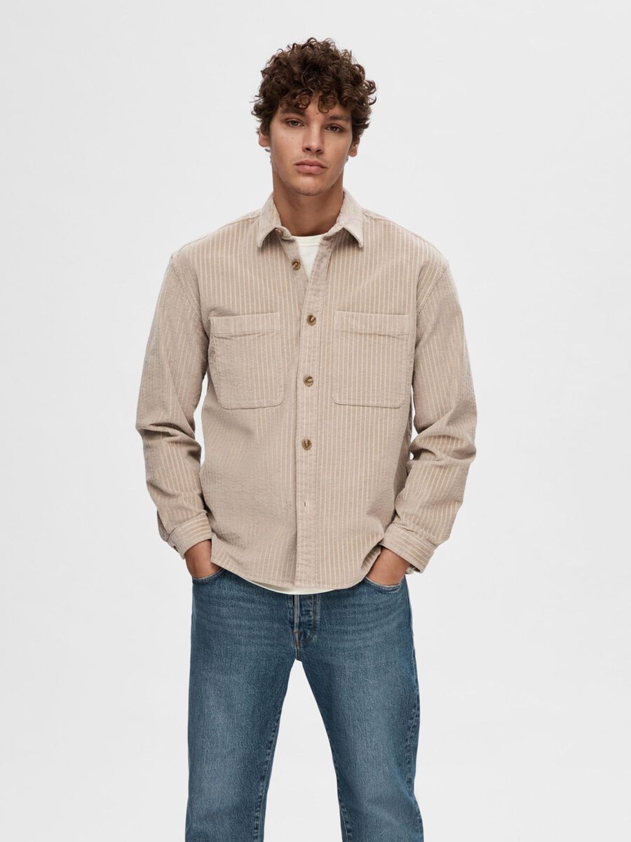 Selected CORDUROY OVERSHIRT, Pure Cashmere, highres - 16092026_PureCashmere_003.jpg