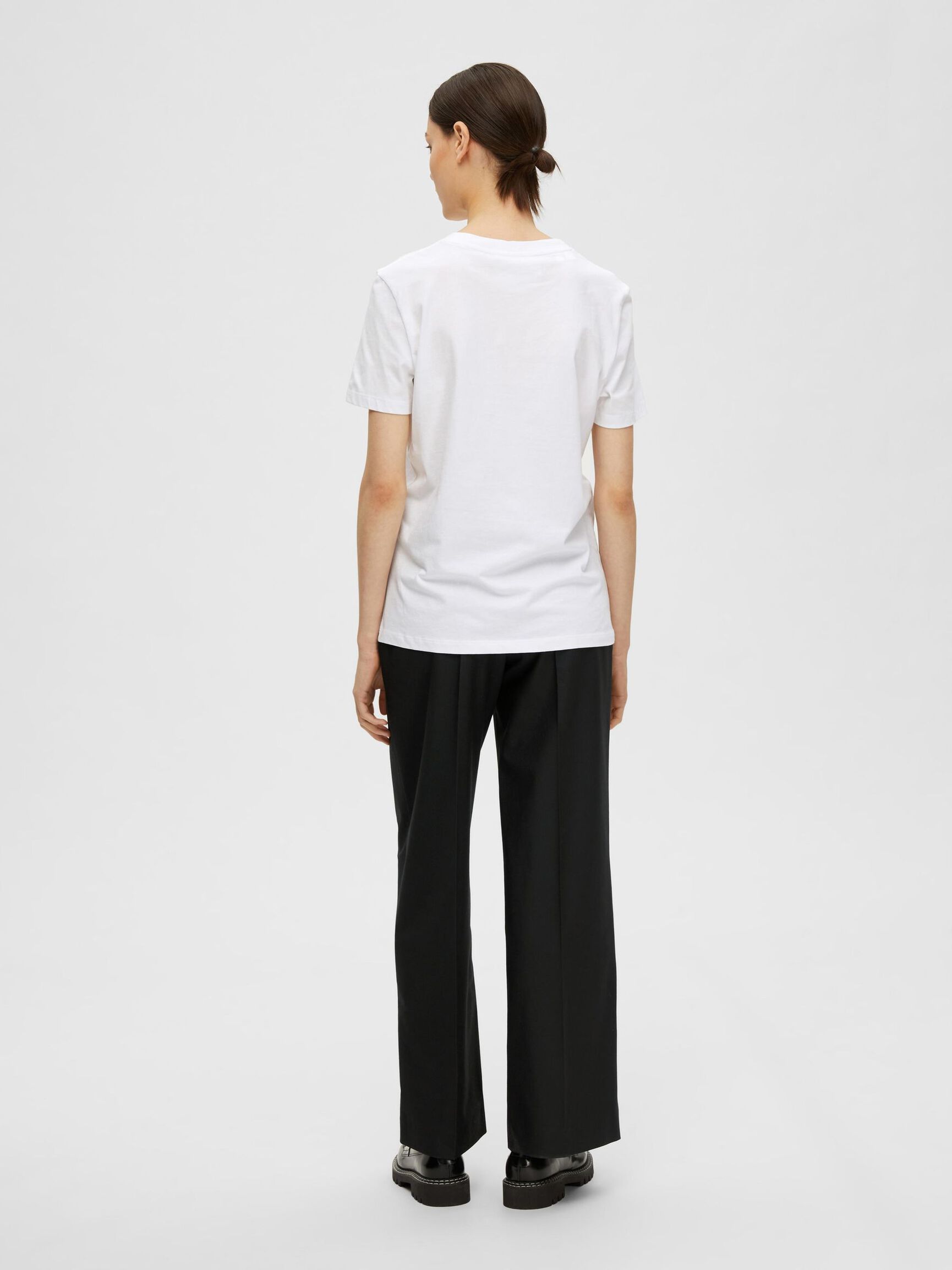 KLASSISK T-SKJORTE, Bright White, highres