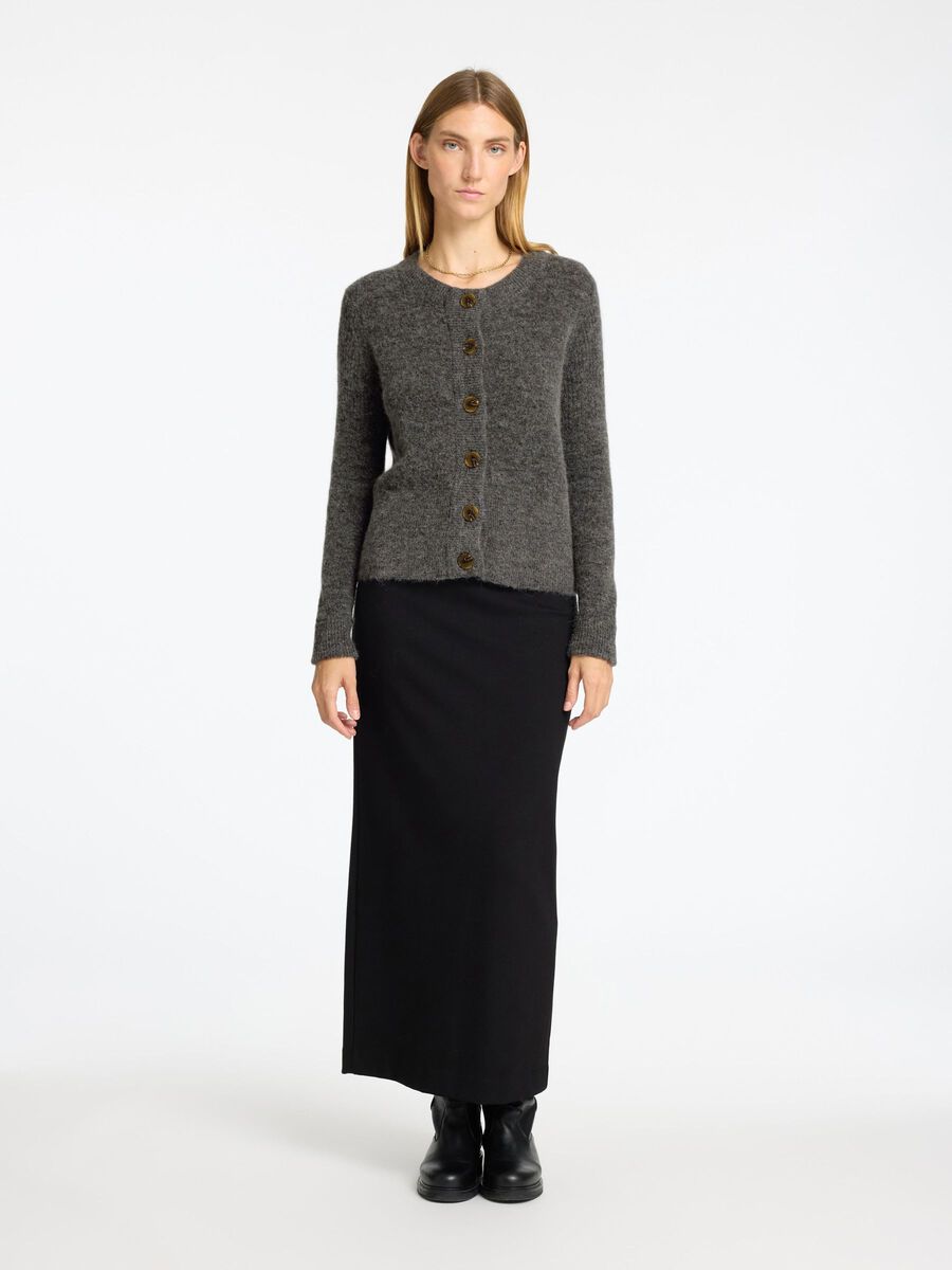 Selected WOLLGEMISCH STRICK STRICKJACKE, Medium Grey Melange, highres - 16094281_MediumGreyMelange_005.jpg