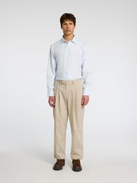 100% BOMULD SLIM FIT SHIRT, White, highres