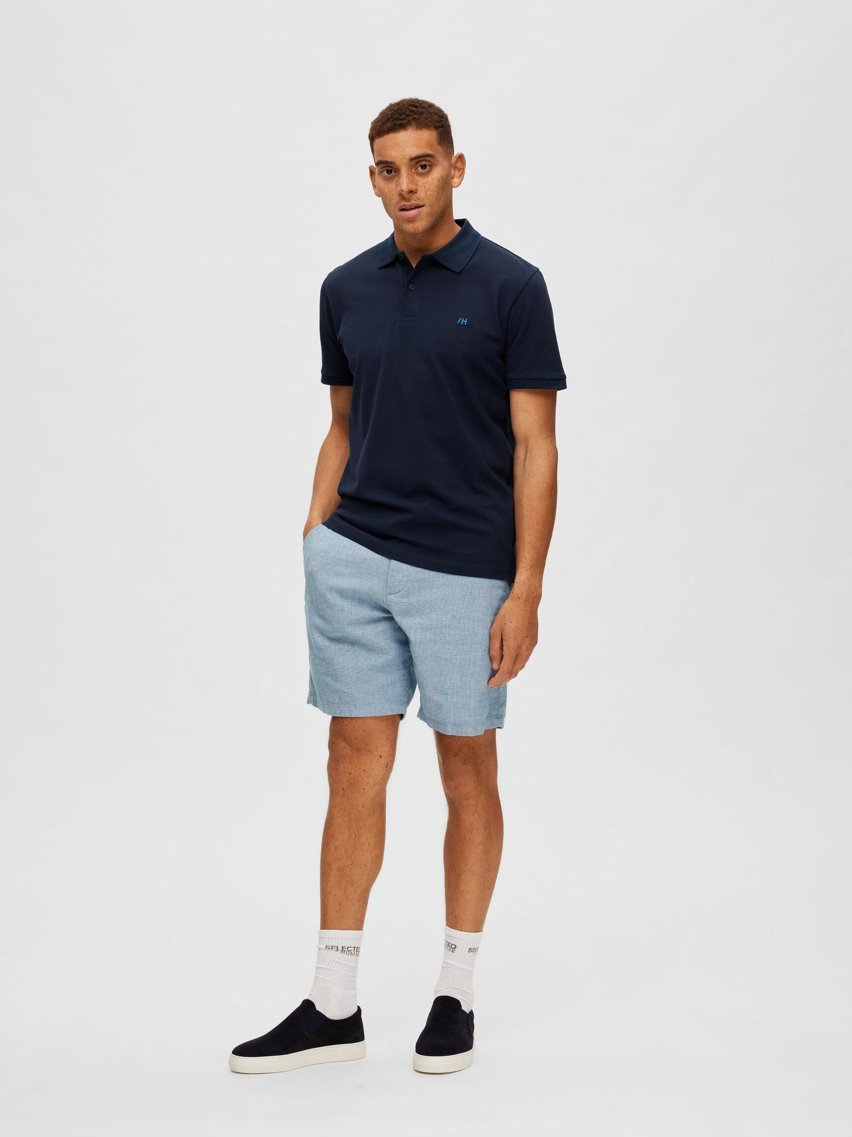 KLASSISK POLO, Navy Blazer, highres