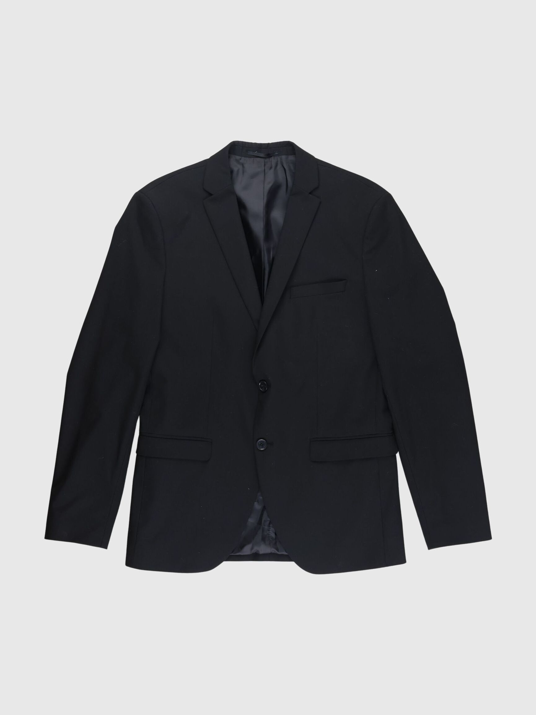SLIM FIT BLAZER, Black, highres