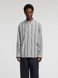 RELAXED FIT SHIRT, Jet Black, highres