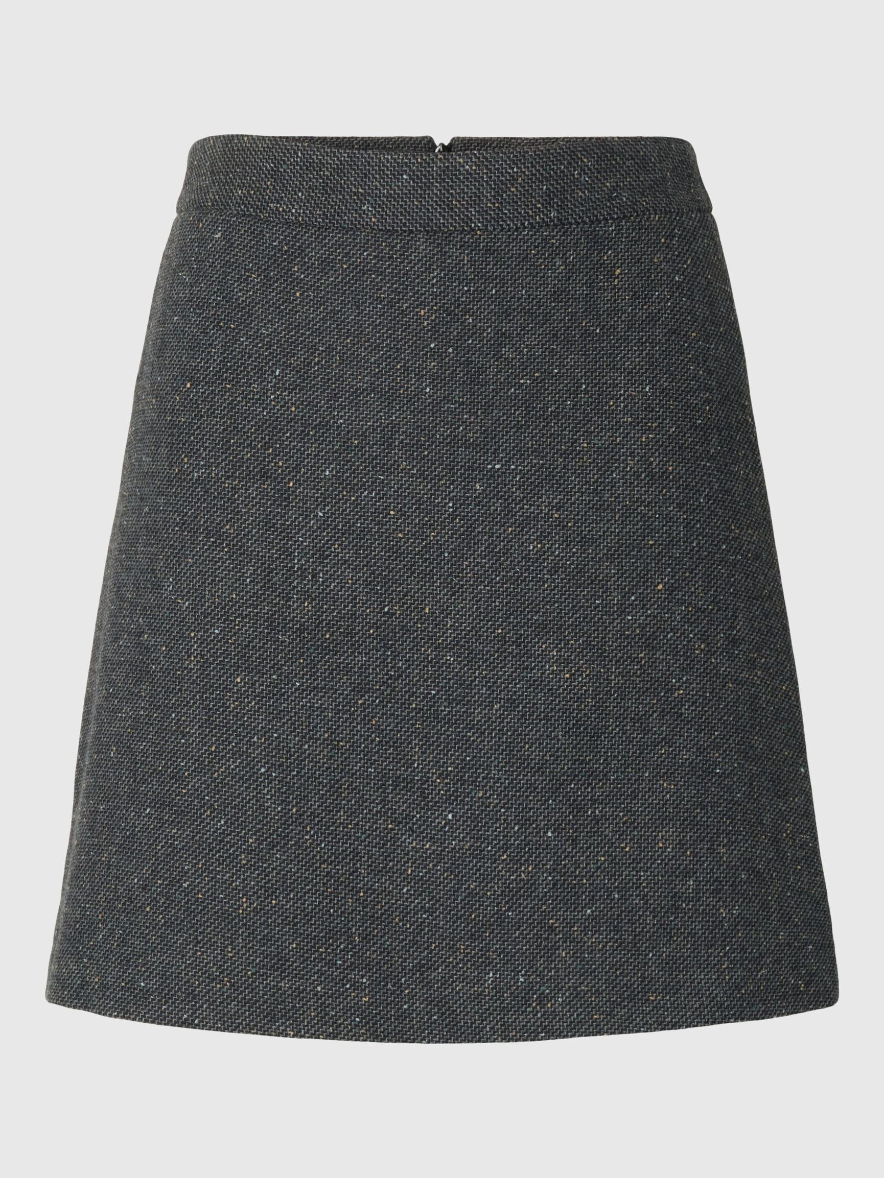 TAILORING MINI SKIRT, Black, highres