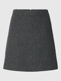 TAILORING MINI SKIRT, Black, highres