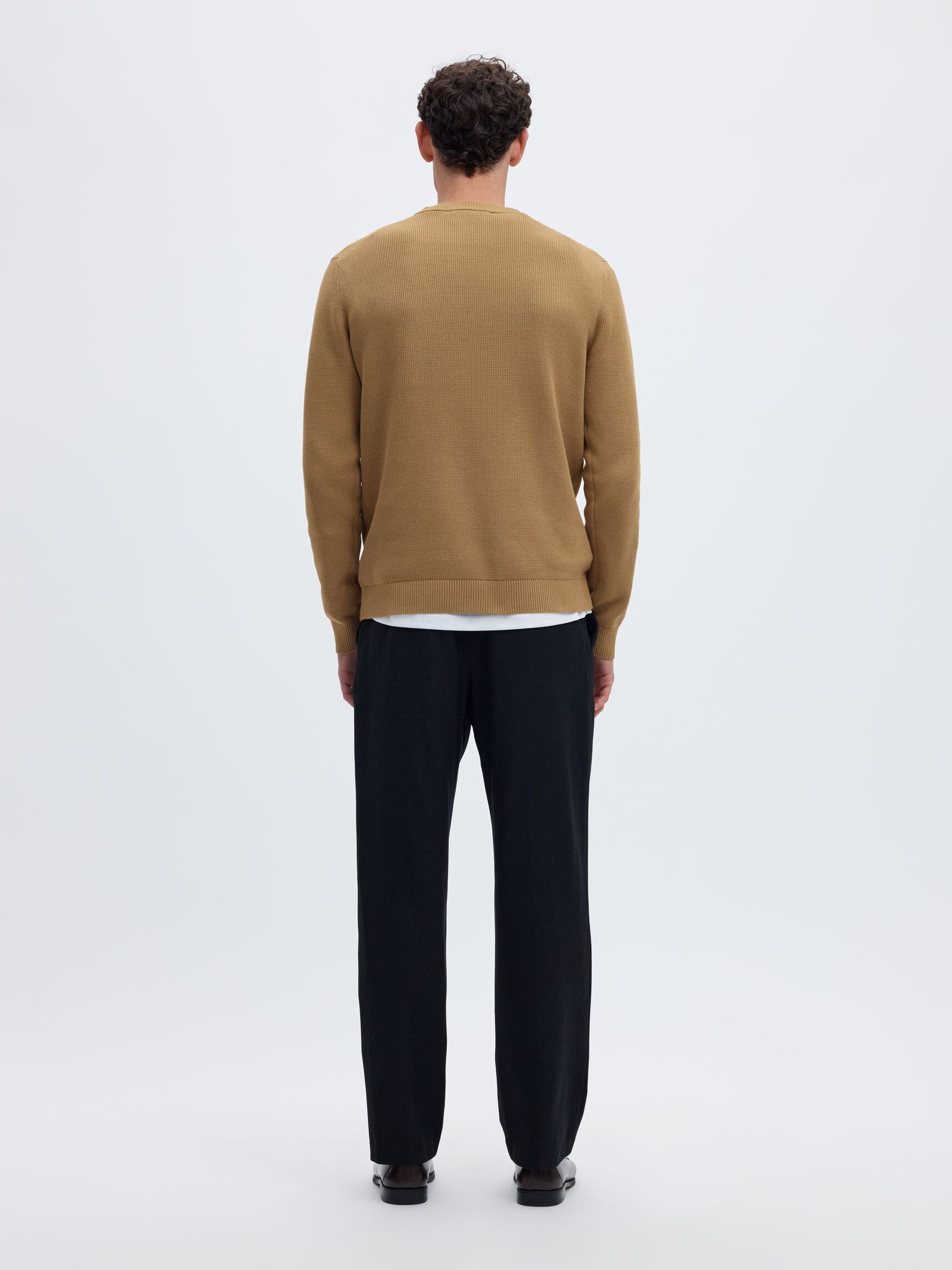 CREWNECK PULLOVER, Kelp, highres