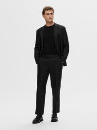 100% HANF HOSE, Black, highres