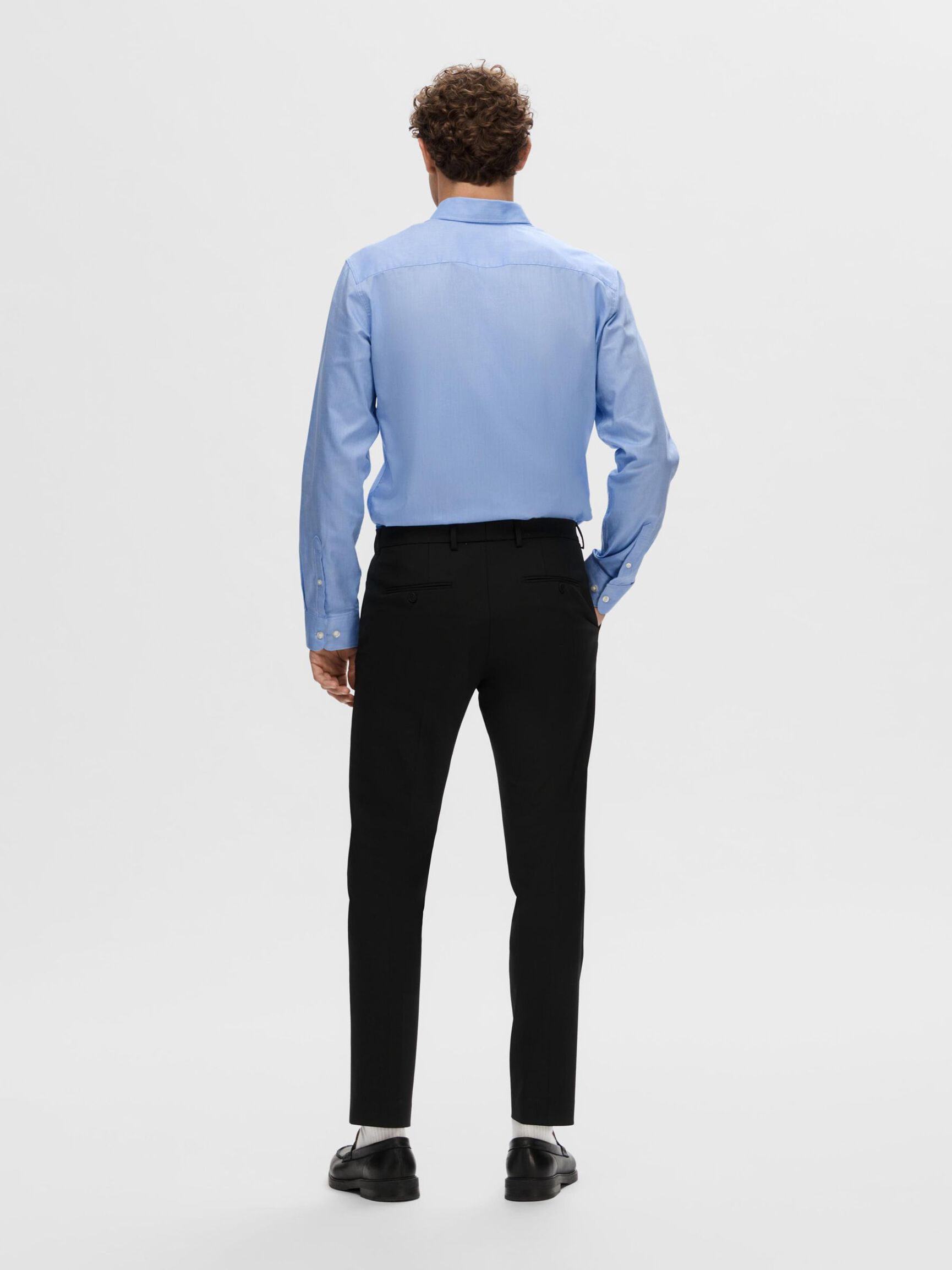 SLIM FIT OVERHEMD, Light Blue, highres