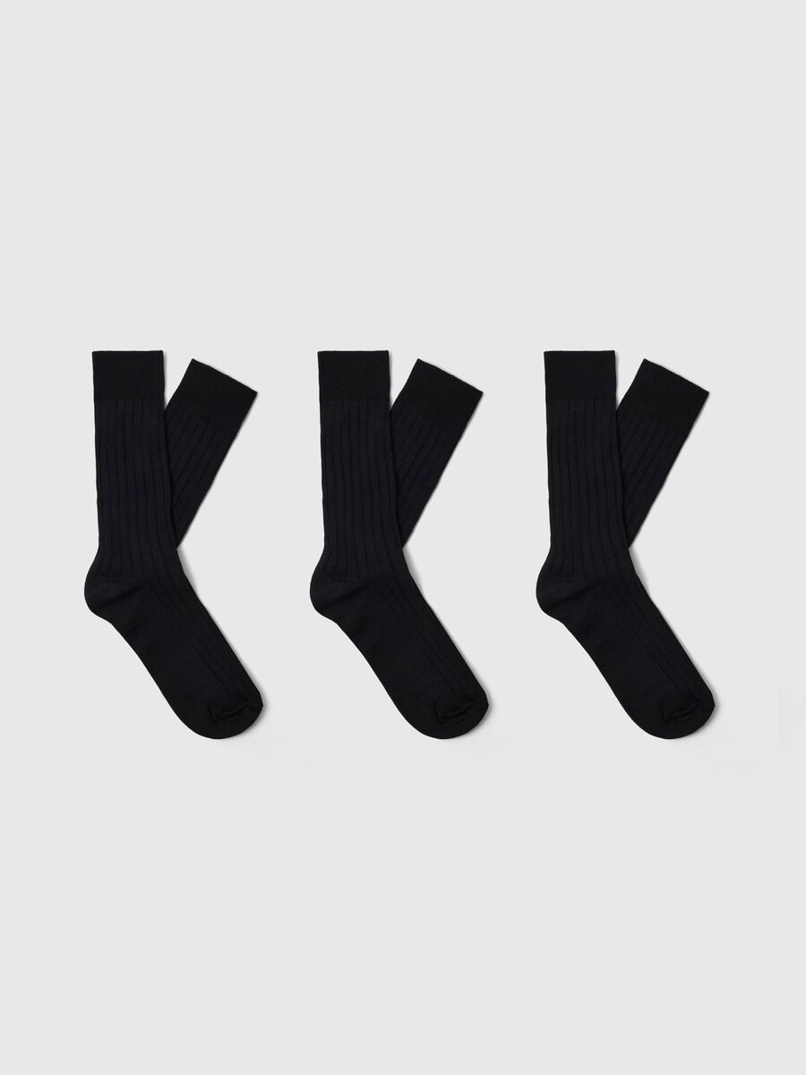Selected 3 PACK SOCKS, Black, highres - 16098223_Black_001.jpg