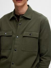 KLASSISCHES OVERSHIRT, Forest Night, highres