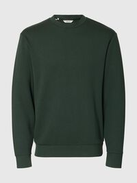 VISCOSE BLEND SWEATSHIRT, Deep Forest, highres