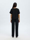Selected VISCOSE BLEND SHORT SLEEVED TOP, Black, highres - 16098496_Black_004.jpg
