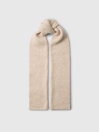 WOOL BLEND SCARF, Birch, highres