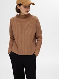 ÖVERDIMENSIONERAD TRÖJA, Tobacco Brown, highres