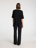 Selected VISCOSE BLEND LOOSE  T-SHIRT, Black, highres - 16050217_Black_004.jpg