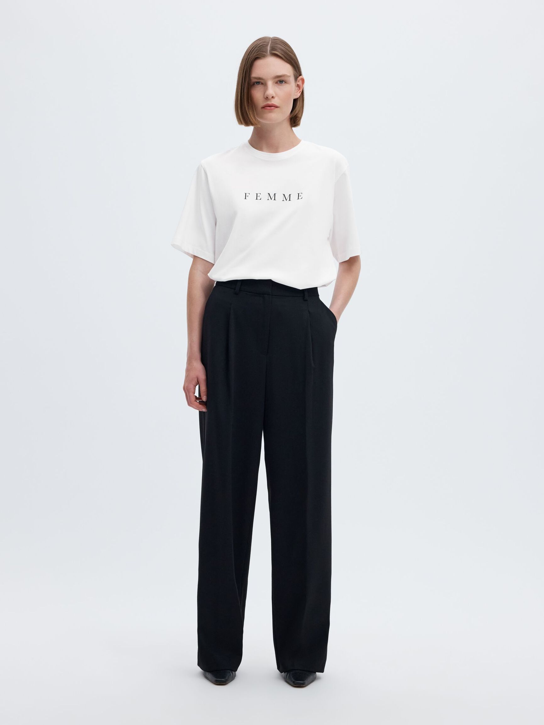 PRINTED T-SHIRT, Bright White, highres