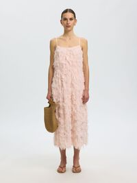 STRAP MIDI DRESS, Pale Dogwood, highres