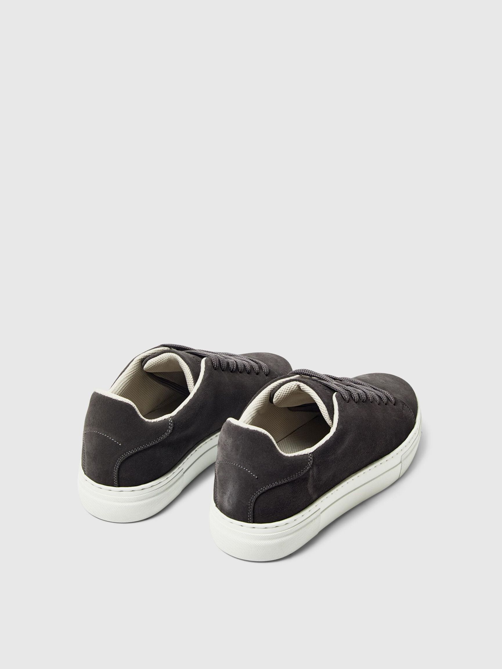 CHUNKY SUEDE  TRAINERS, Dark Grey, highres