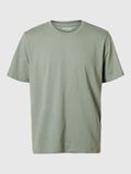 Selected ALGODÓN FLAMEADO CAMISETA, Iceberg Green, highres - 16092508_IcebergGreen_001.jpg