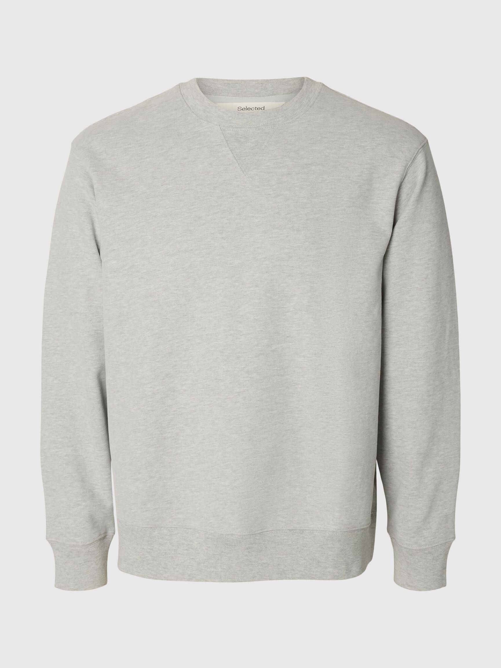 RELAXED FIT SWEATSHIRT, Light Grey Melange, highres