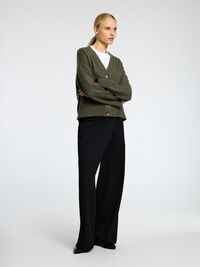 ULDBLANDING STRIKKET CARDIGAN, Kalamata, highres