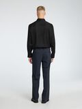 Selected WOOL BLEND PLEATED LOOSE-FIT TROUSERS, Dark Grey Melange, highres - 16097838_DarkGreyMelange_004.jpg