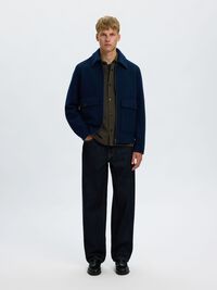 CLASSIC OVERSHIRT, Peat, highres