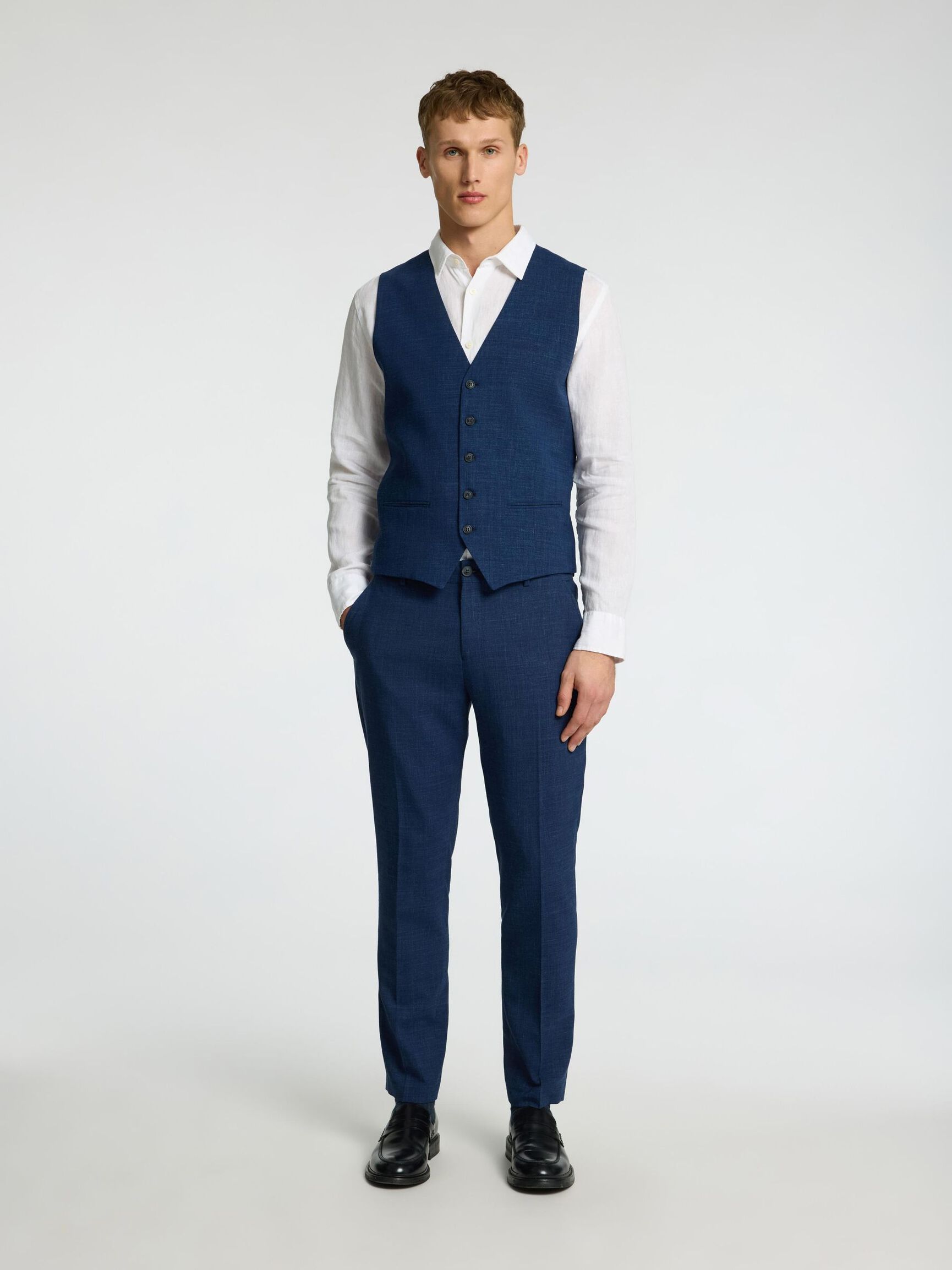 SLIM FIT WESTE, Dark Navy, highres