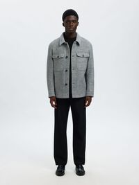 MEZCLA DE CACHEMIRA JERSEY DE PUNTO, Black, highres