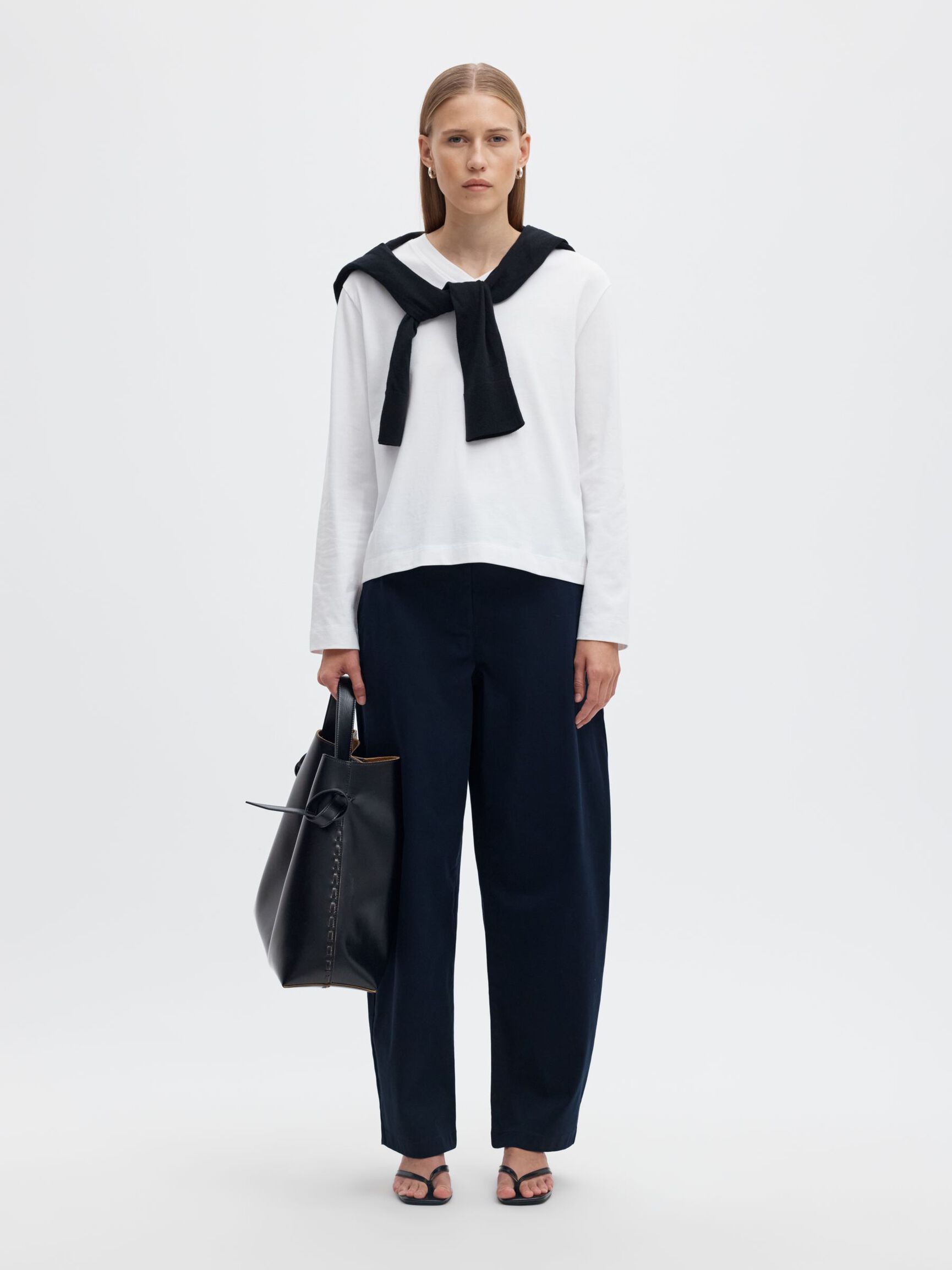 BARREL FIT CHINOS, Dark Sapphire, highres