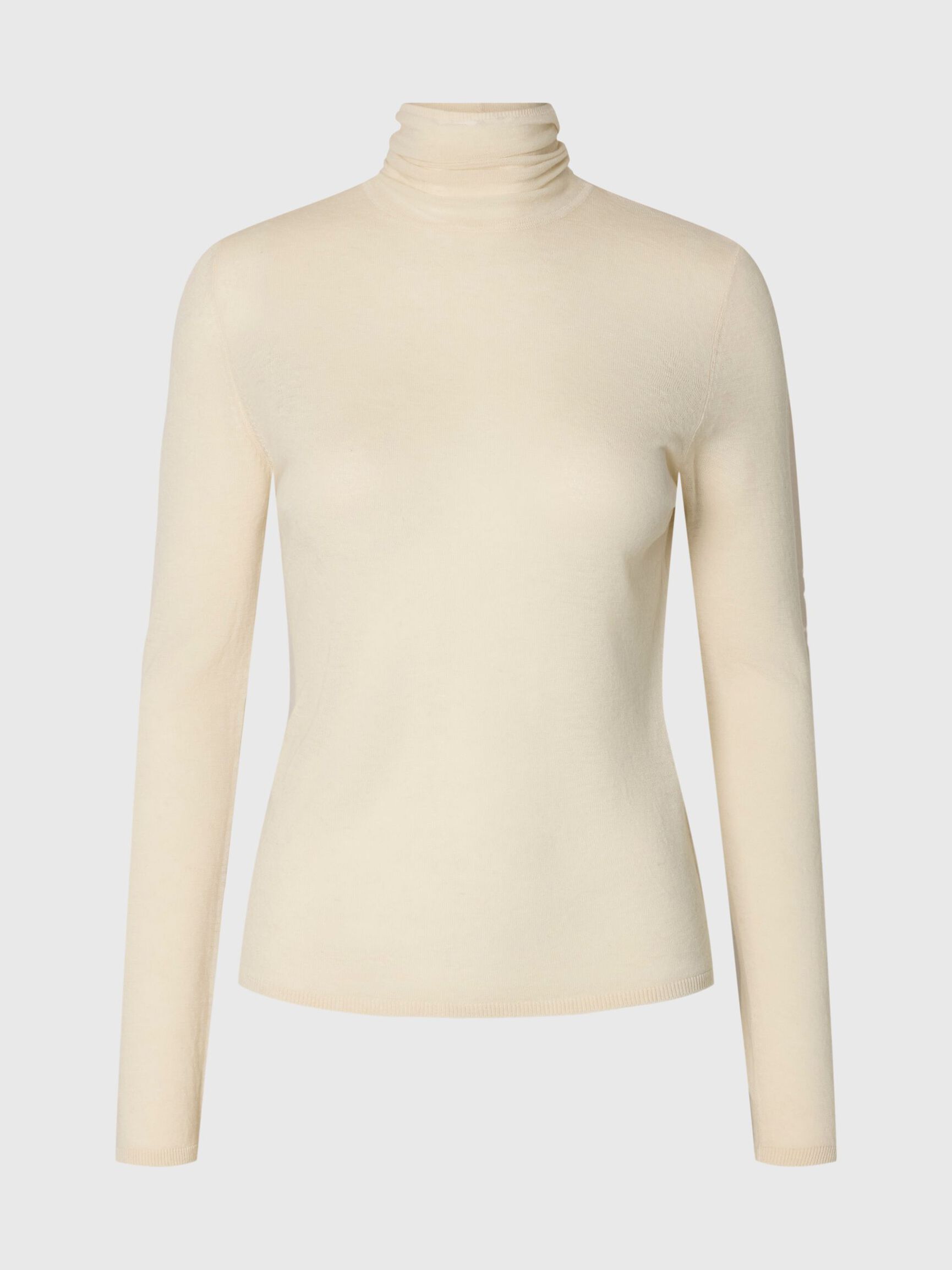 MERINO WOOL TURTLENECK, Birch, highres