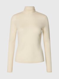 MERINO WOOL TURTLENECK, Birch, highres