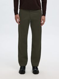 196 STRAIGHT FLEX CHINOS, Forest Night, highres