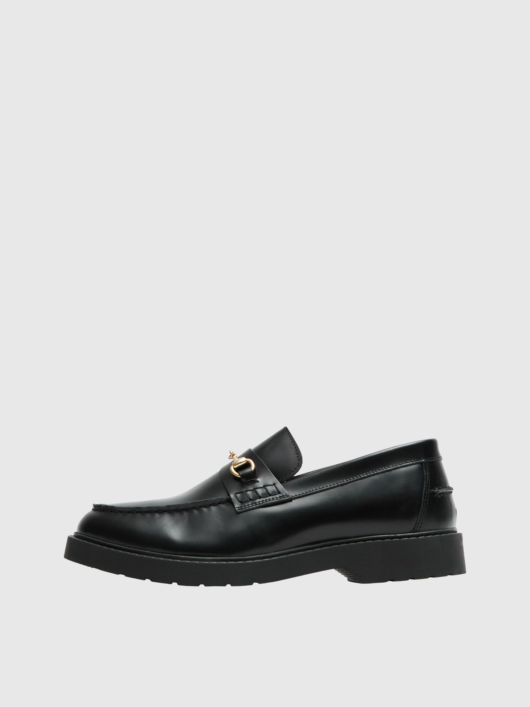 MORS EN CUIR MOCASSINS, Black, highres