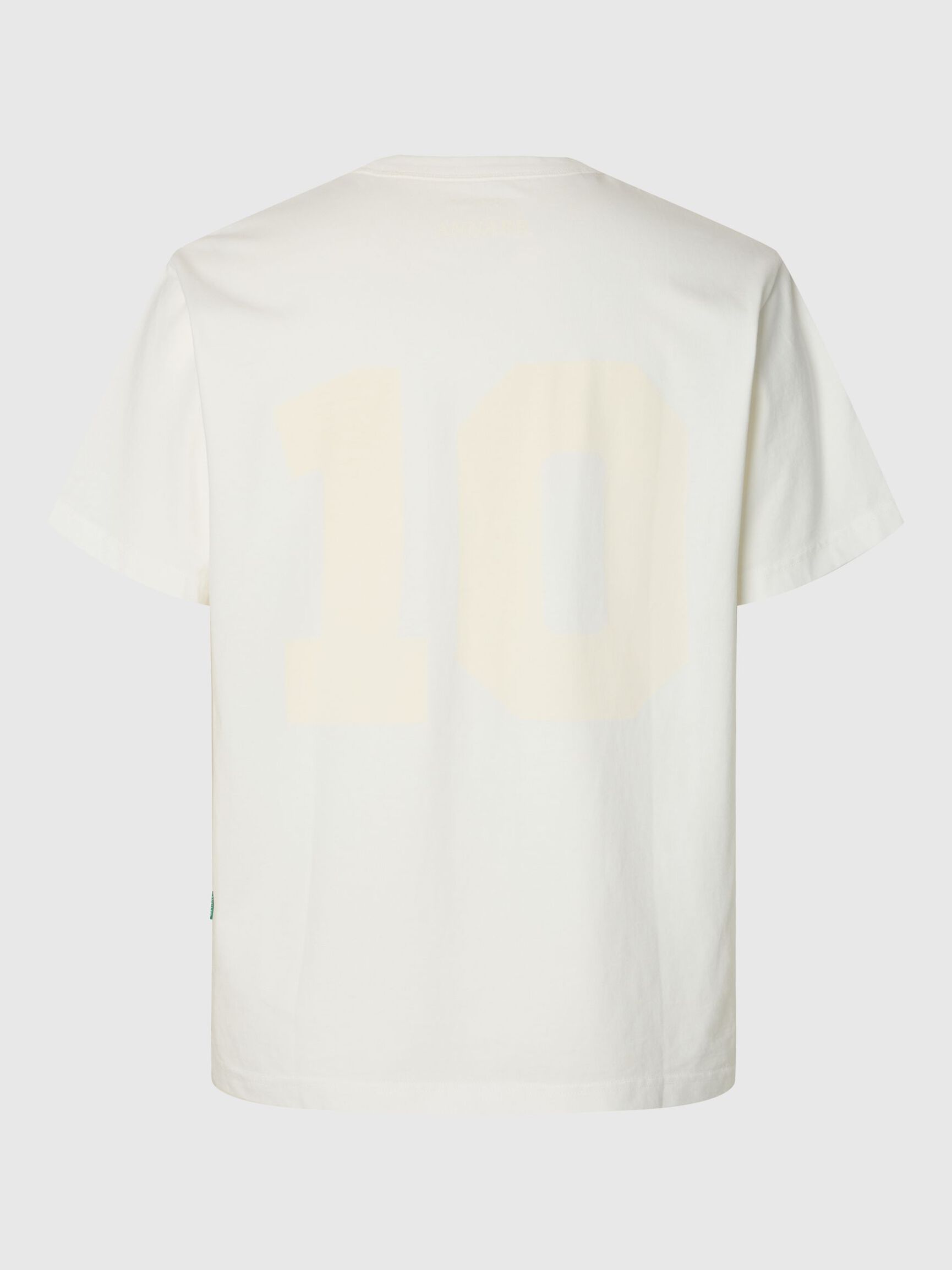 SHORT SLEEVED CREWNECK T-SHIRT, Coconut Milk, highres