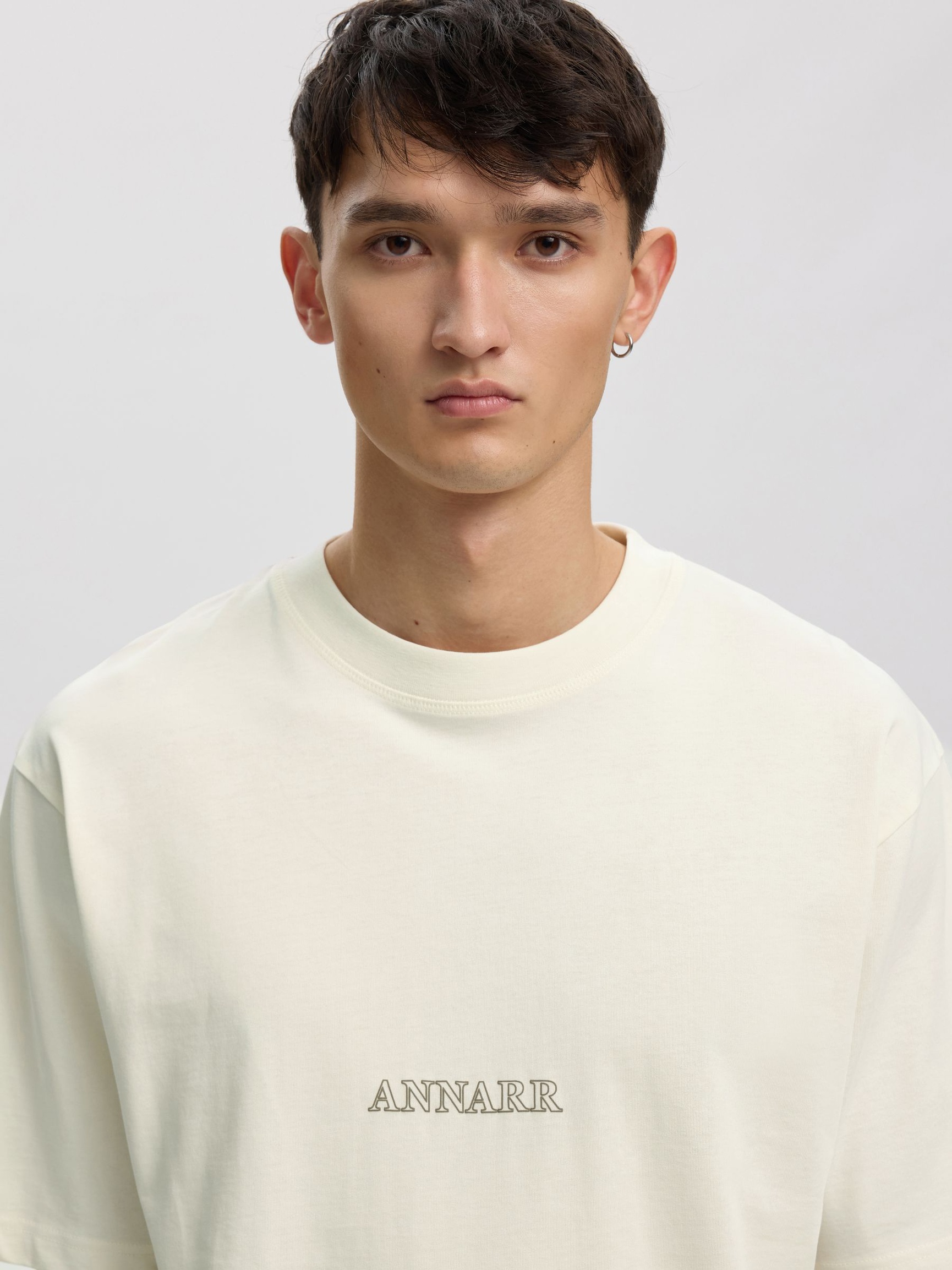 COUPE AMPLE T-SHIRT, Coconut Milk, highres