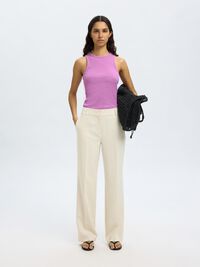 RIBBED TANK TOP, First Bloom, highres