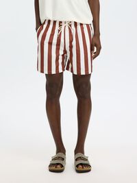 PRINTED SWIM SHORTS, Burnt Henna, highres