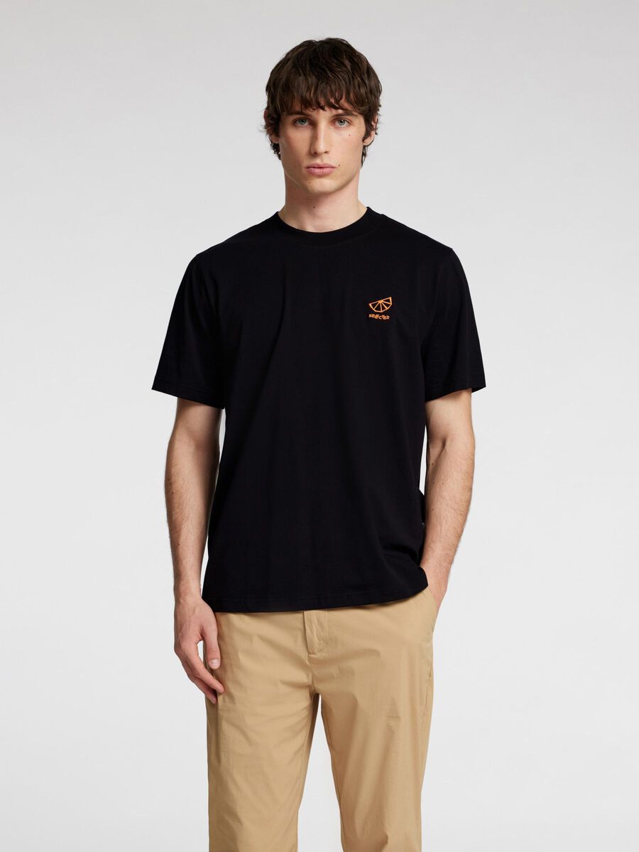 Selected BRODERIE T-SHIRT, Black, highres - 16096779_Black_003.jpg